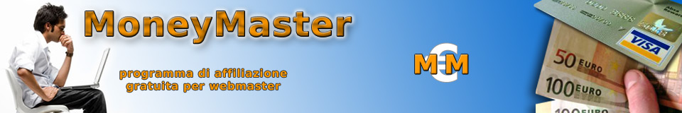 MONEYMASTER - programma di affiliazione gratuita per webmaster